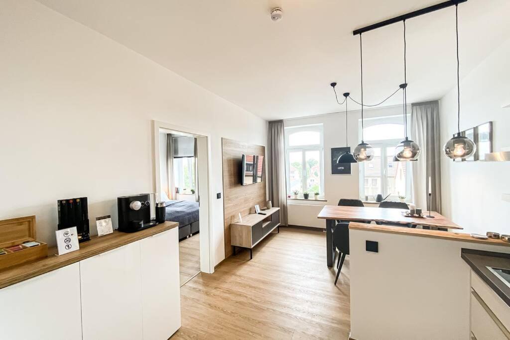 Luxus-Apartment In Leipzig Mit Privat-Parkplatz Dış mekan fotoğraf