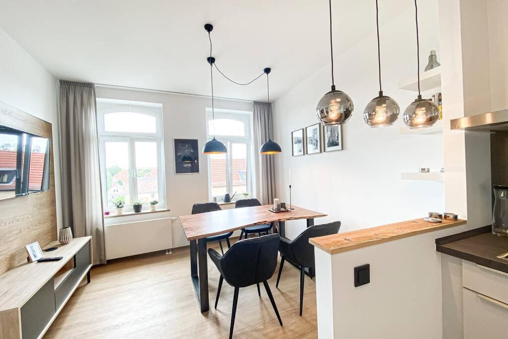 Luxus-Apartment In Leipzig Mit Privat-Parkplatz Dış mekan fotoğraf