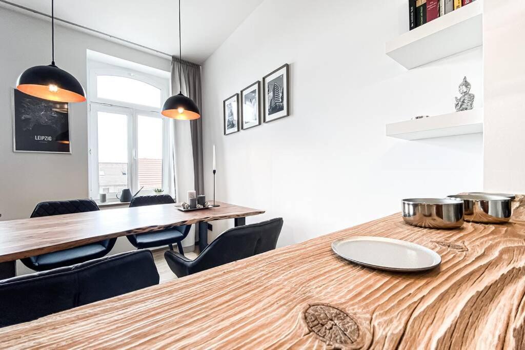 Luxus-Apartment In Leipzig Mit Privat-Parkplatz Dış mekan fotoğraf
