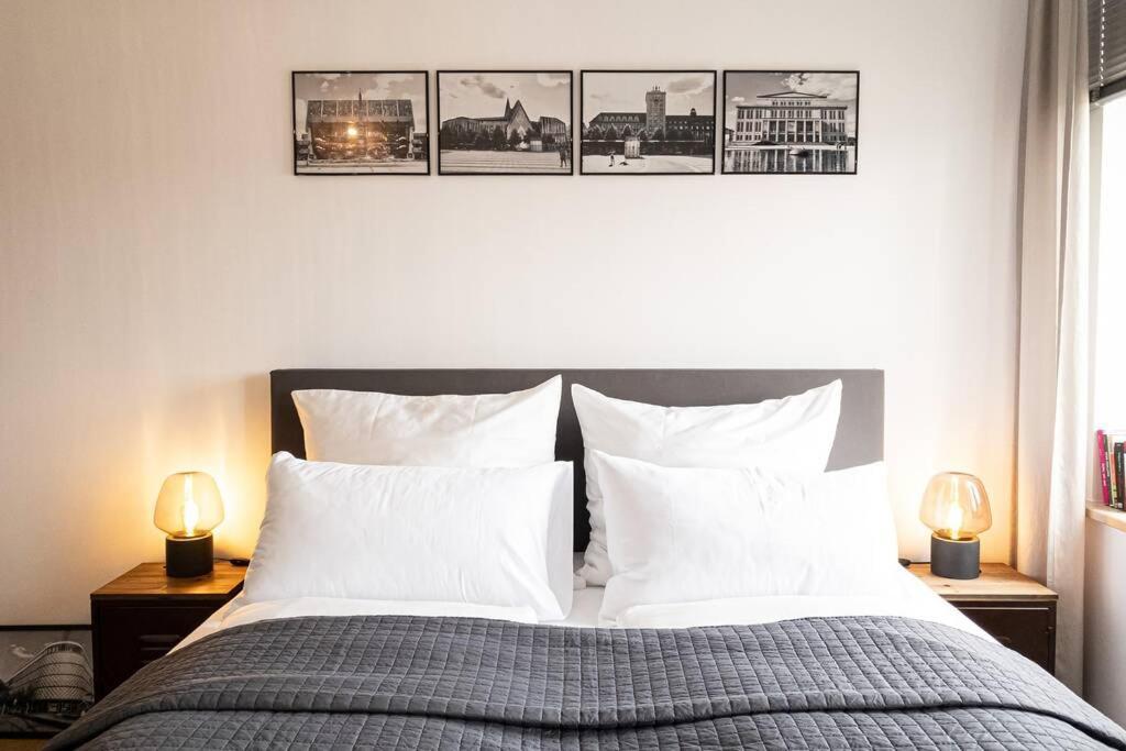 Luxus-Apartment In Leipzig Mit Privat-Parkplatz Dış mekan fotoğraf