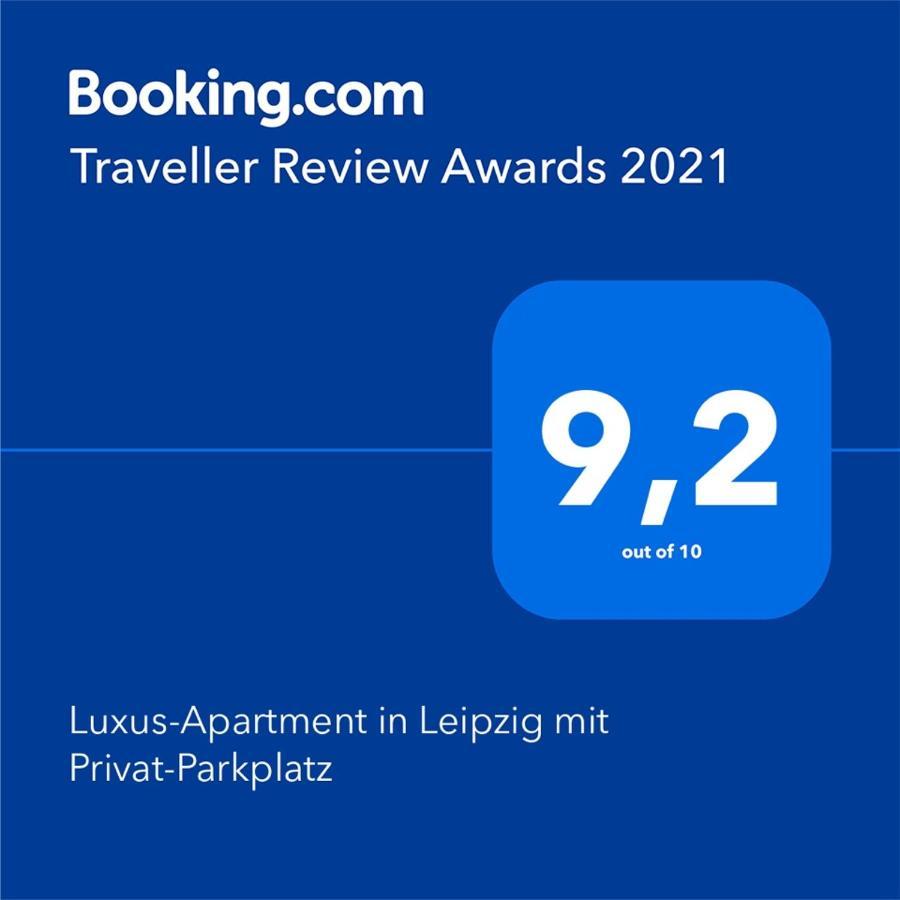 Luxus-Apartment In Leipzig Mit Privat-Parkplatz Dış mekan fotoğraf