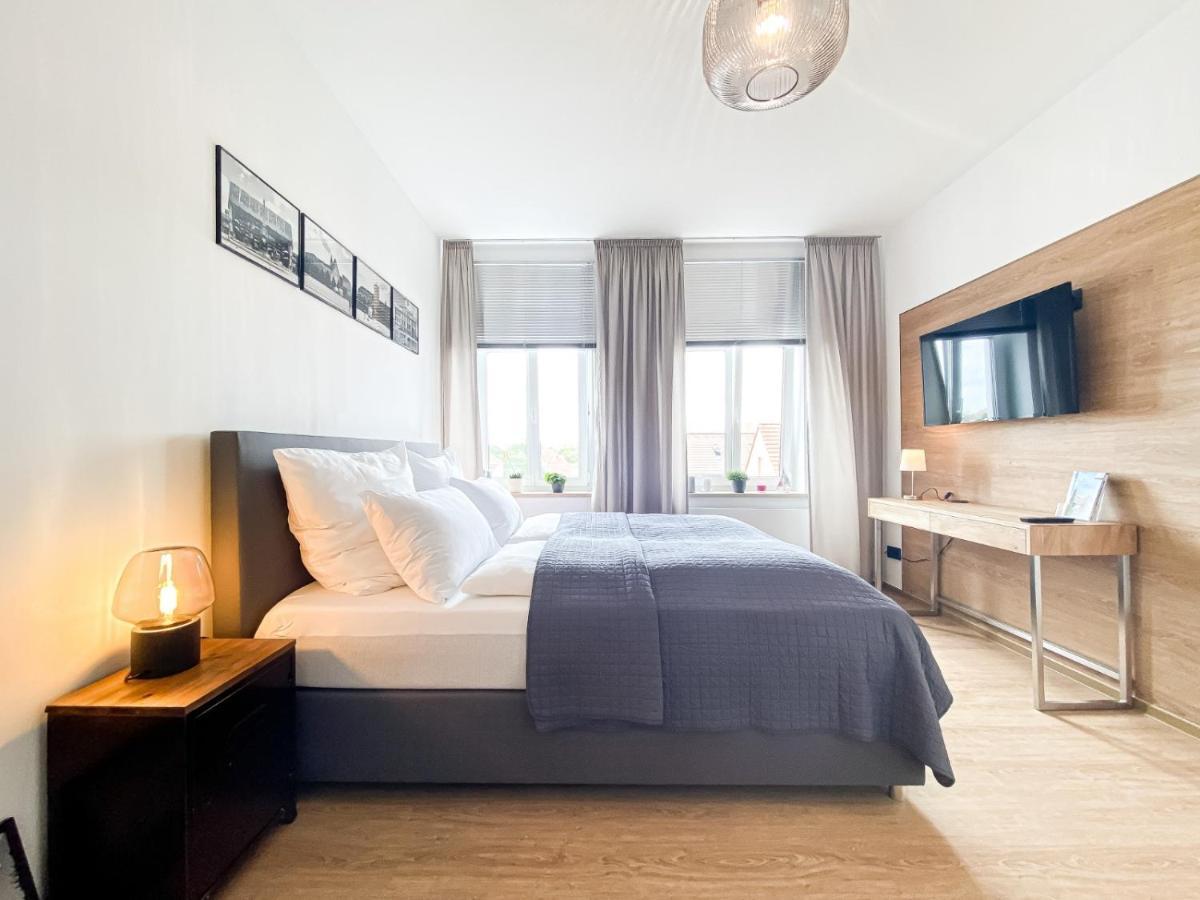 Luxus-Apartment In Leipzig Mit Privat-Parkplatz Dış mekan fotoğraf